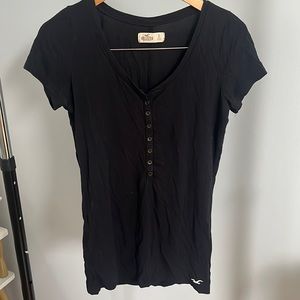 Hollister black t shirt